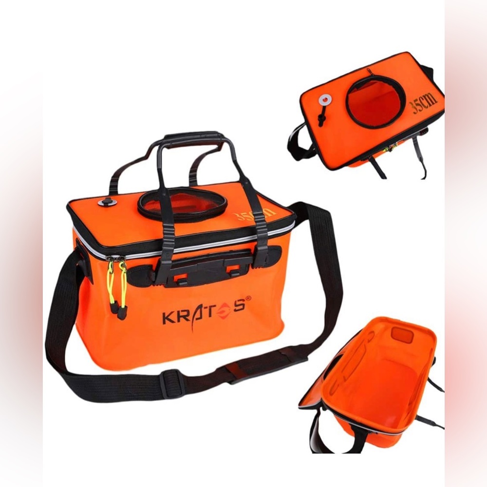 Daxin Portable Fishing Bag, EVA Fishing Water Bucket
